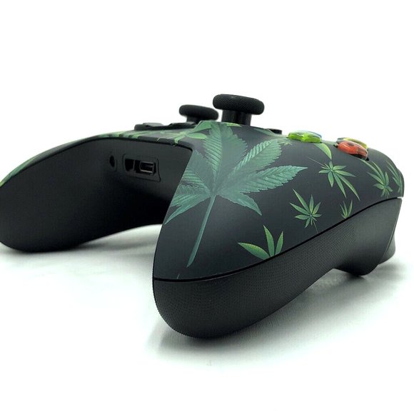 Custom Microsoft Xbox Series X / S Wireless Controller - Green Weeds Leaf - Picture 7 of 8